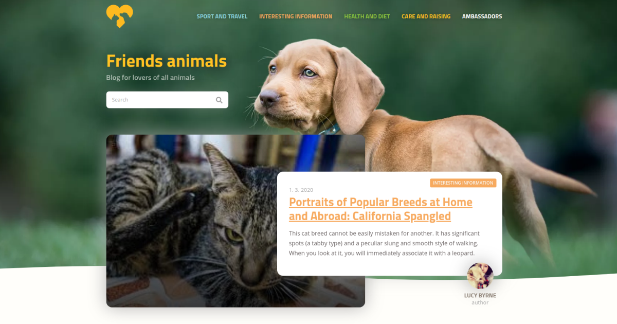 Friends animals – blog for lovers of all animals